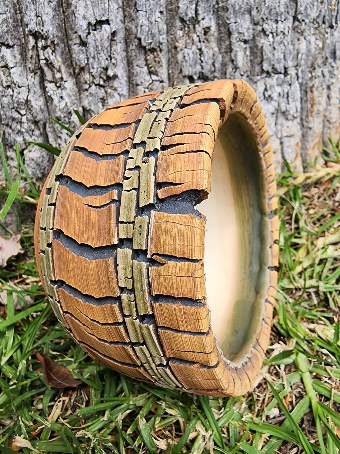 Handmade Pottery  -  Canyon Stripe Bowl No. 12