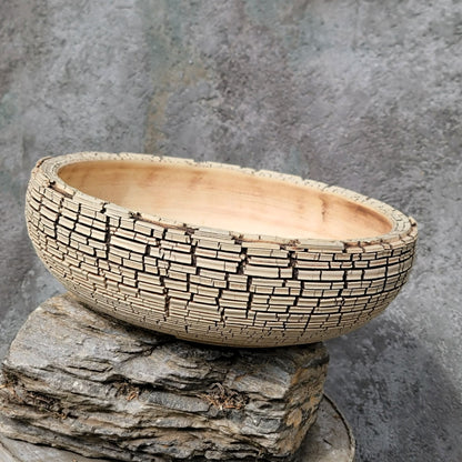 Handmade Pottery  -  Sand Ledger Basin No. 40
