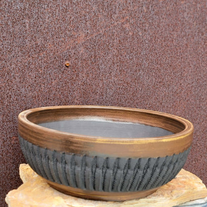 Handmade Pottery  -  Ash Column Basin No. 43