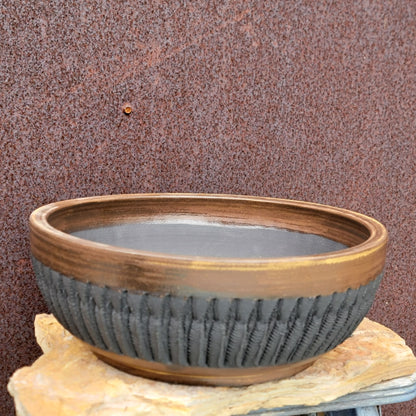 Handmade Pottery  -  Ash Column Basin No. 43