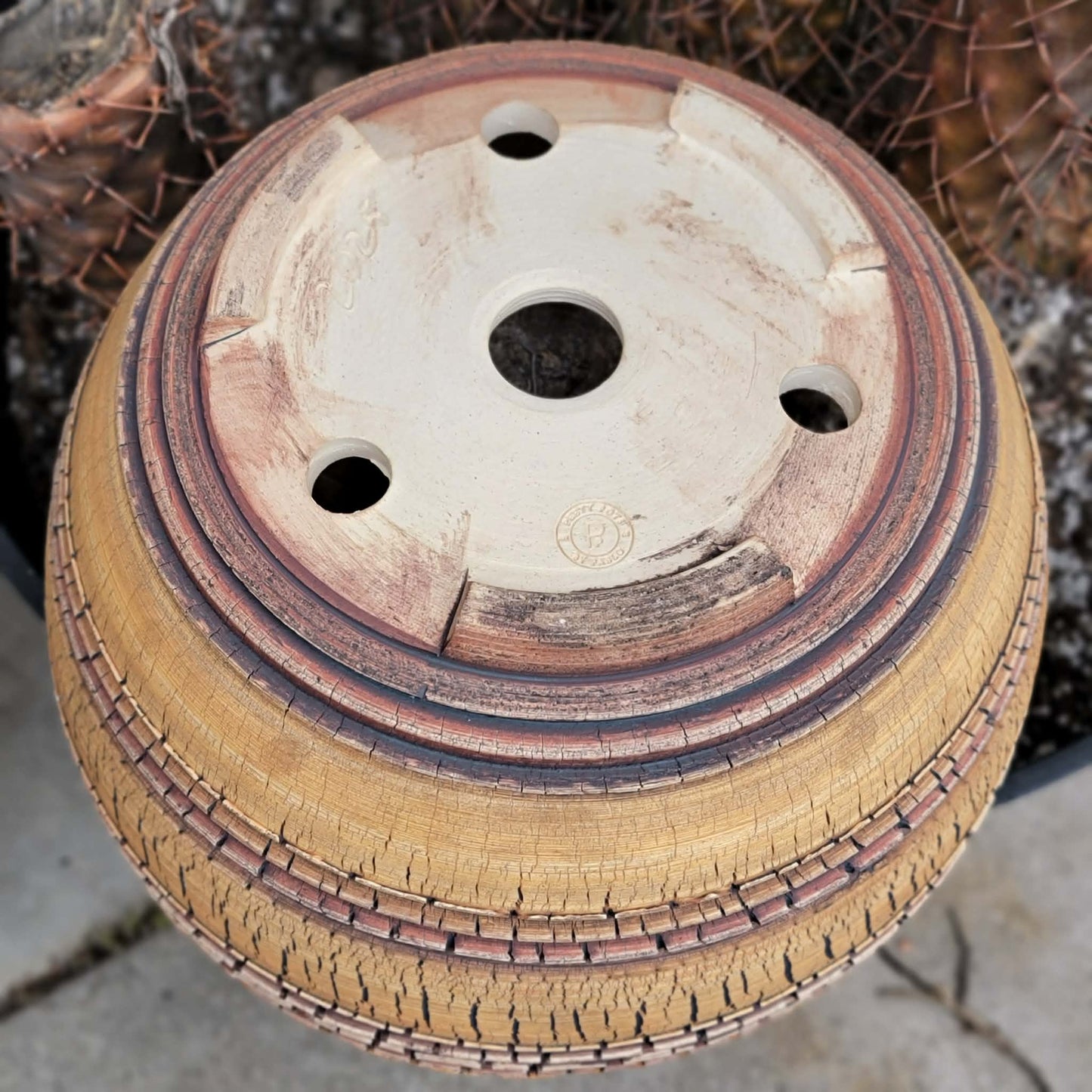 Handmade Pottery  -  Desert Ring Vessel No. 42