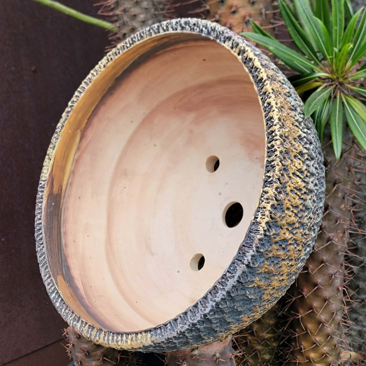 Handmade Pottery  -  Charcoal Ember Bowl No. 41
