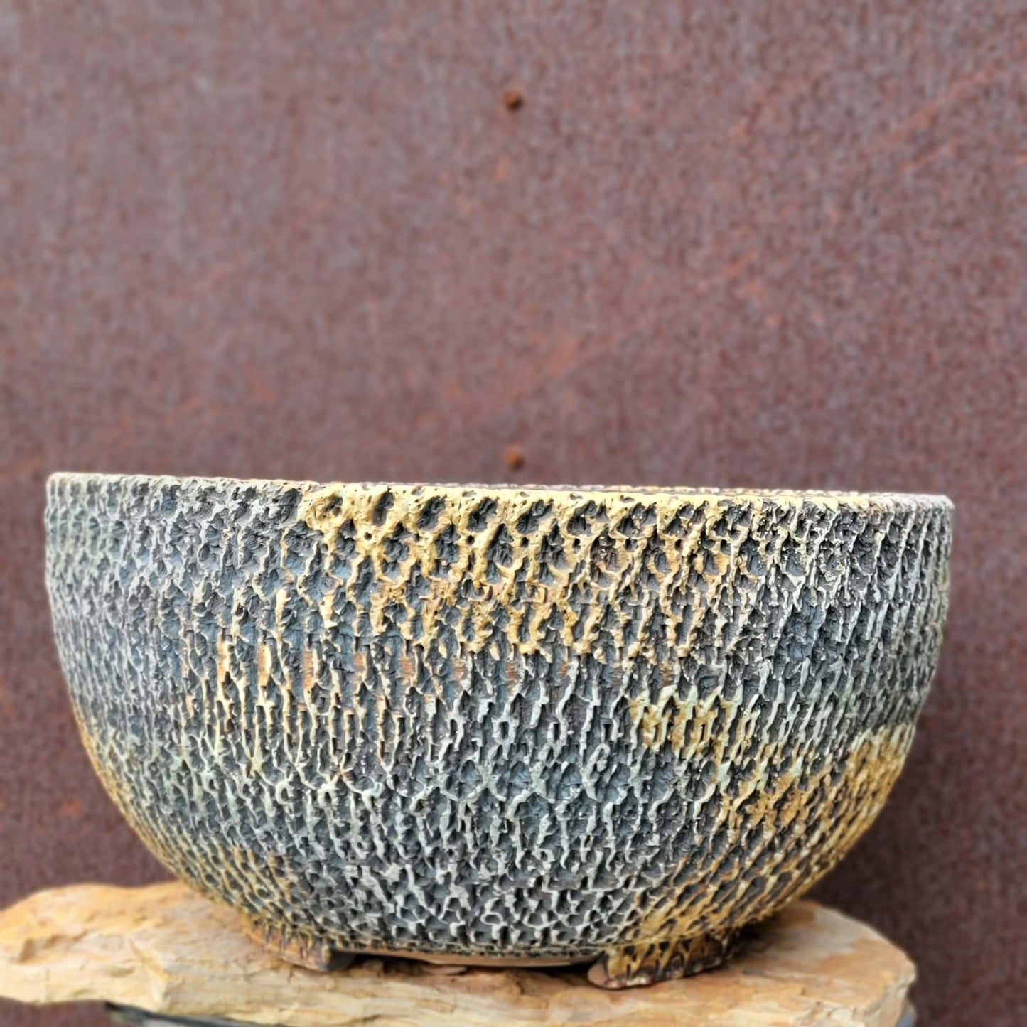 Handmade Pottery  -  Charcoal Ember Bowl No. 41