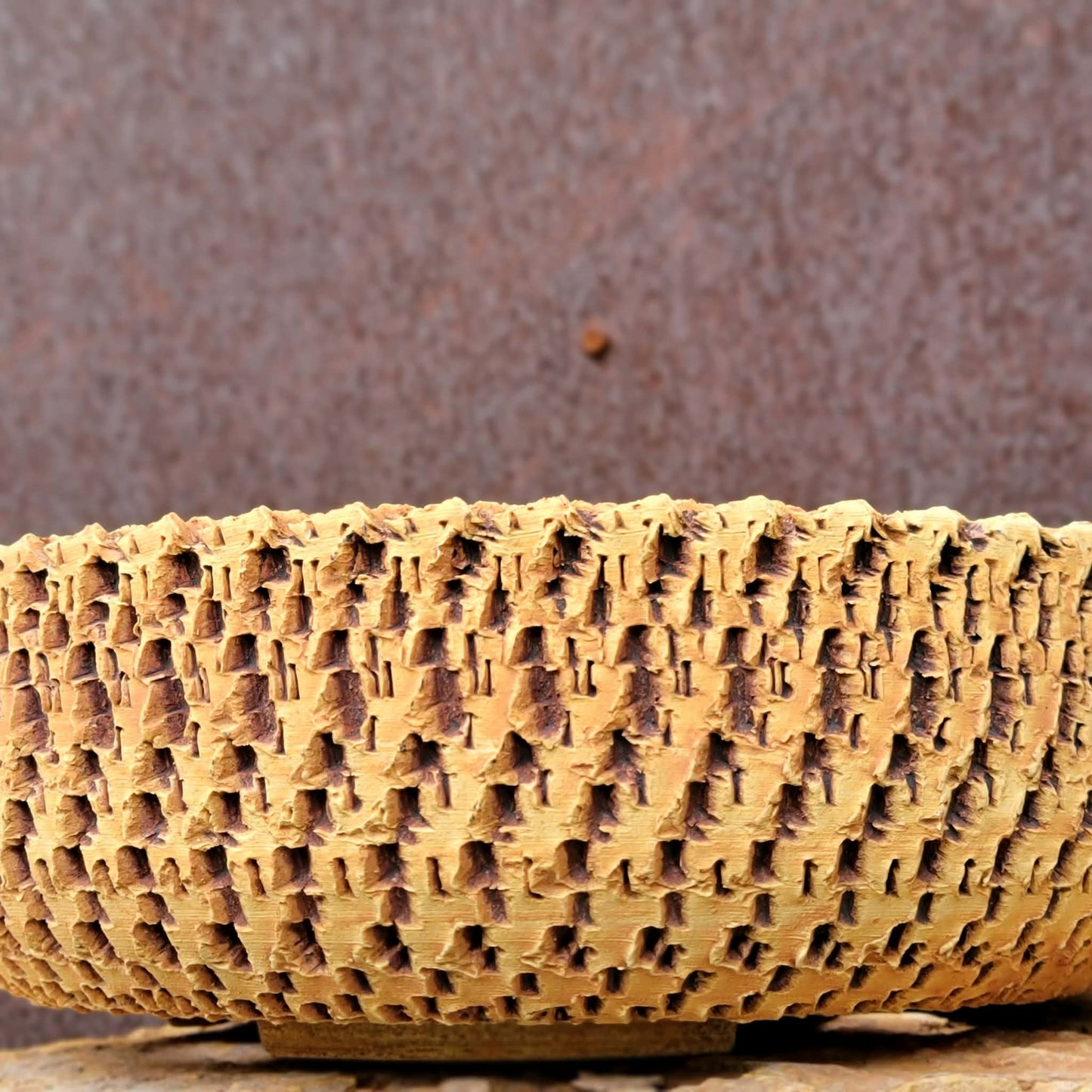 Handmade Pottery  -  Woven Earth Bowl No. 44
