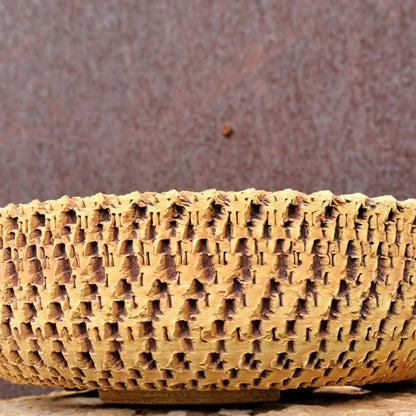 Handmade Pottery  -  Woven Earth Bowl No. 44