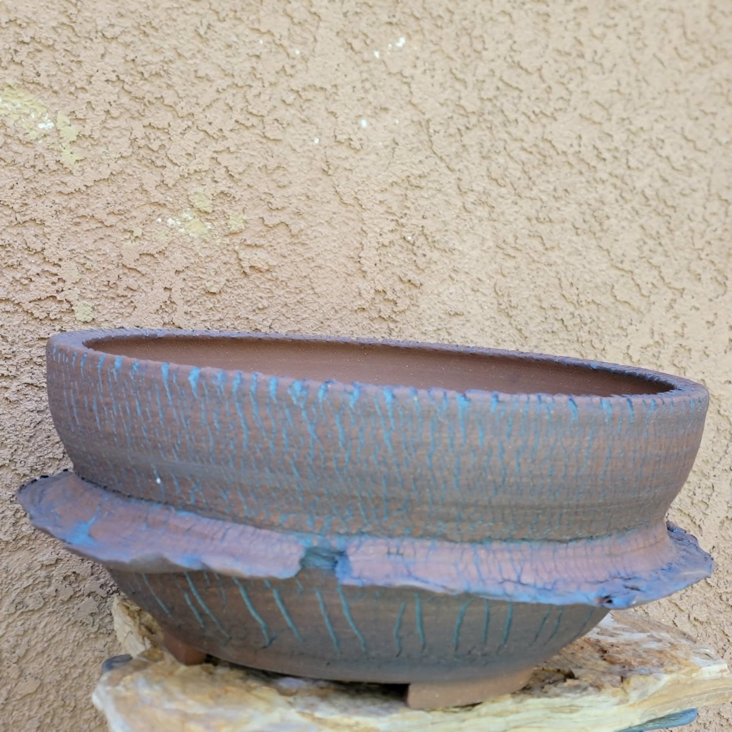 Frost Ridge Planter No. 38 handmade ceramic planter