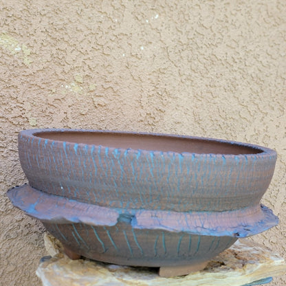 Frost Ridge Planter No. 38 handmade ceramic planter