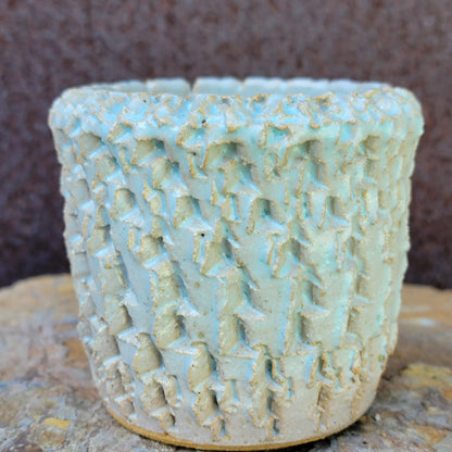 Handmade Pottery  -  Frost Ridge Planter No. 38