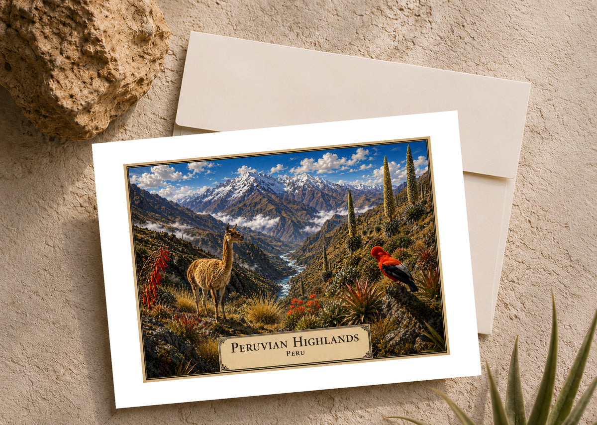 Peruvian Highlands — Botanical Expedition Art Card