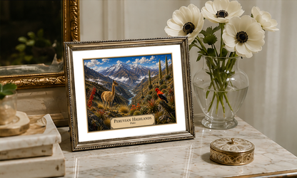 Peruvian Highlands — Botanical Expedition Art Card