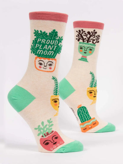 Proud Plant Mom Women’s Crew Socks