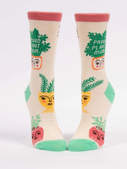 Proud Plant Mom Women’s Crew Socks