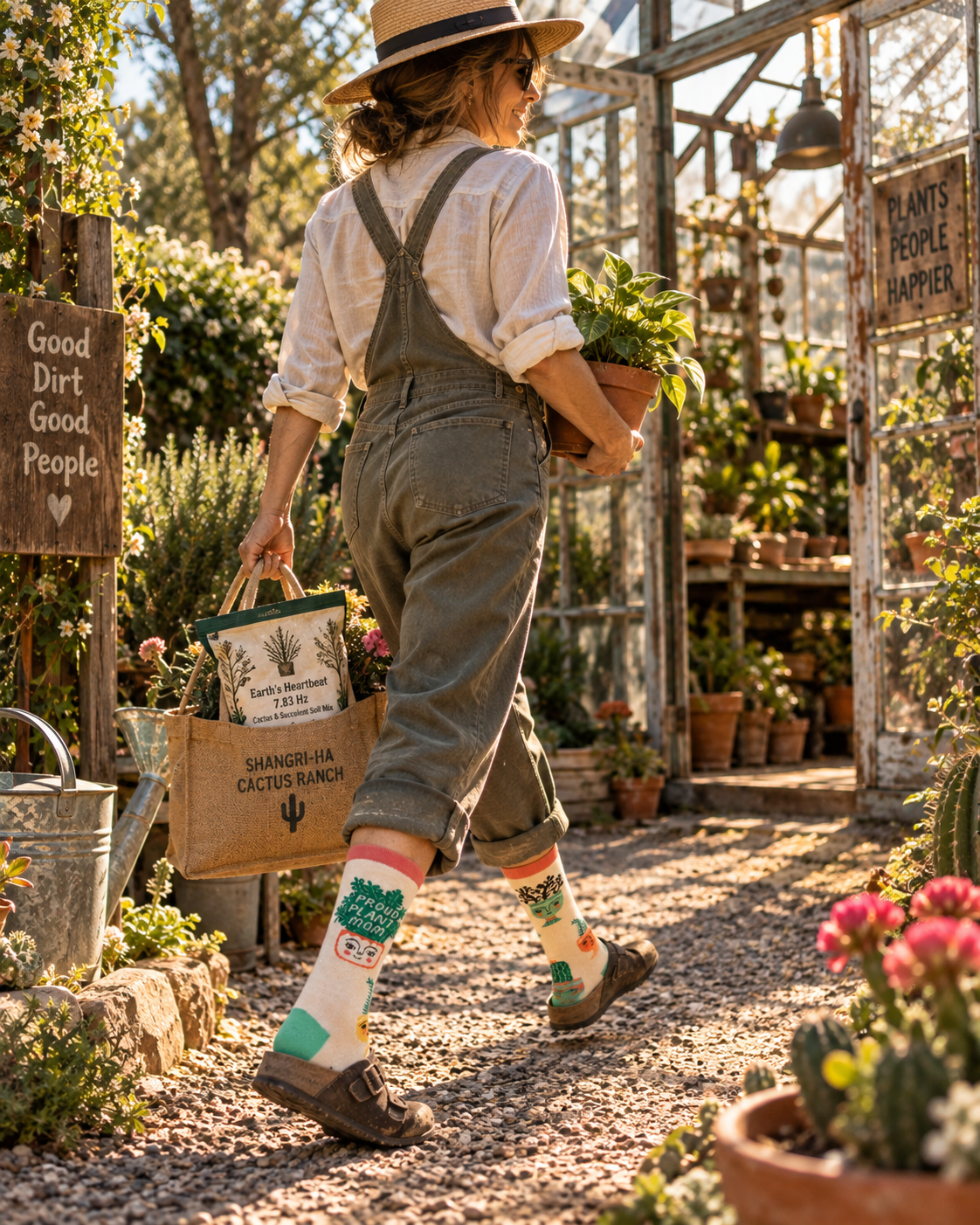 Proud Plant Mom Women’s Crew Socks