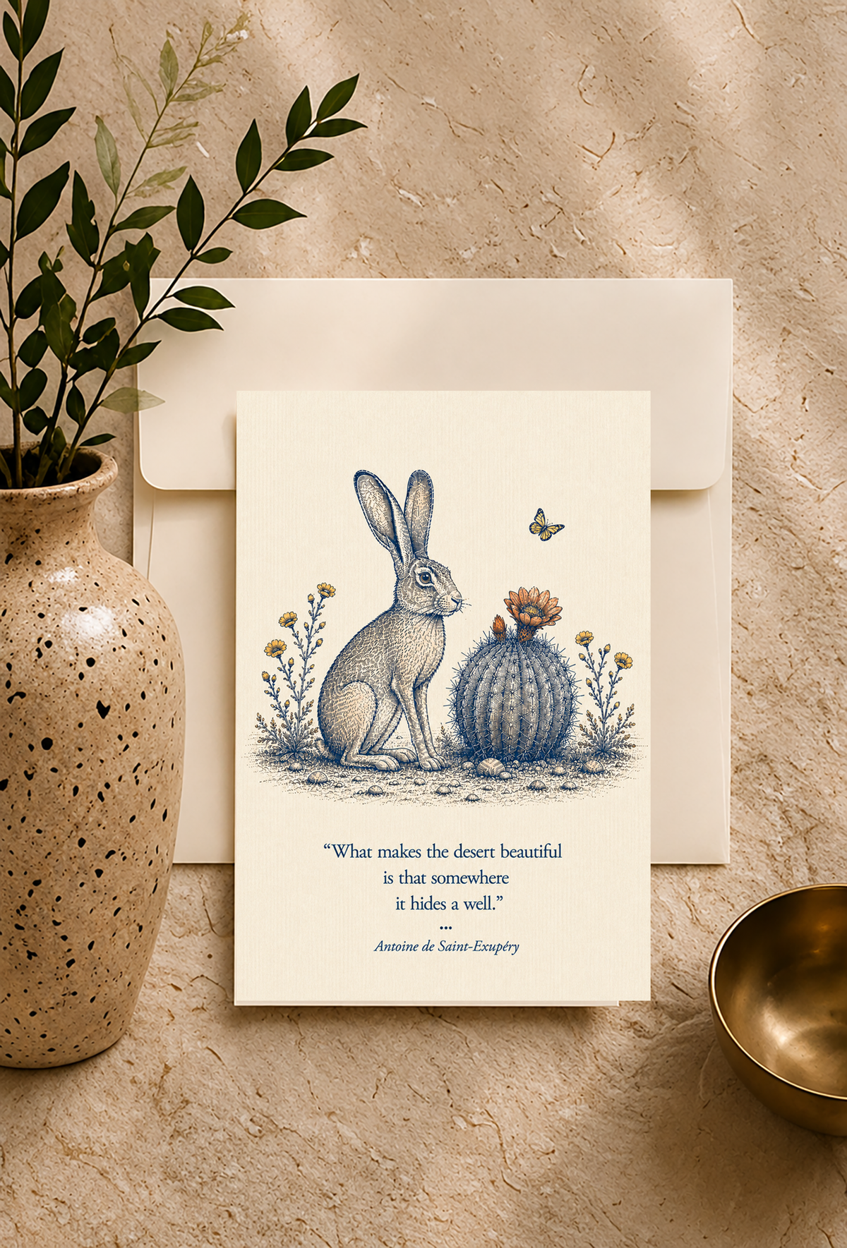 Jack Rabbit — Small Society Art Card