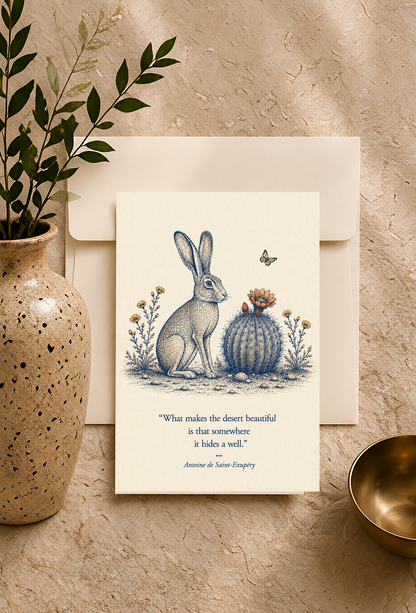 Jack Rabbit — Small Society Art Card