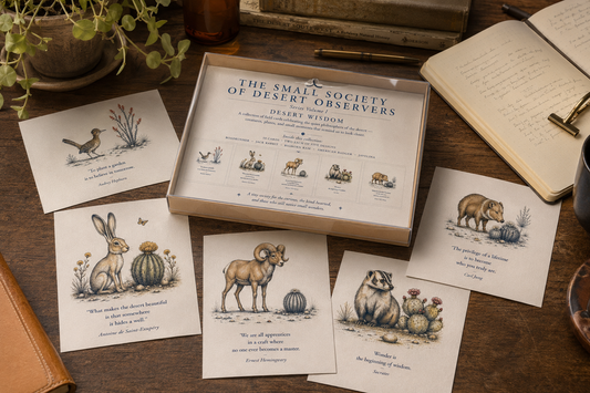 The Small Society of Desert Observers Series Volume I:  DESERT WISDOM