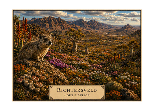 Richtersveld — Botanical Expedition Art Card