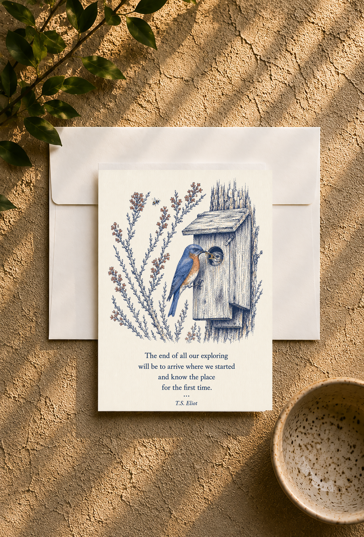Bluebird — Small Society Art Card