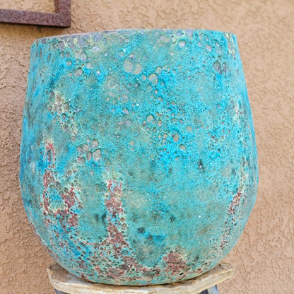 Tuscany Earthen Terra Cotta Planter - Kiln-Fired - Ocean