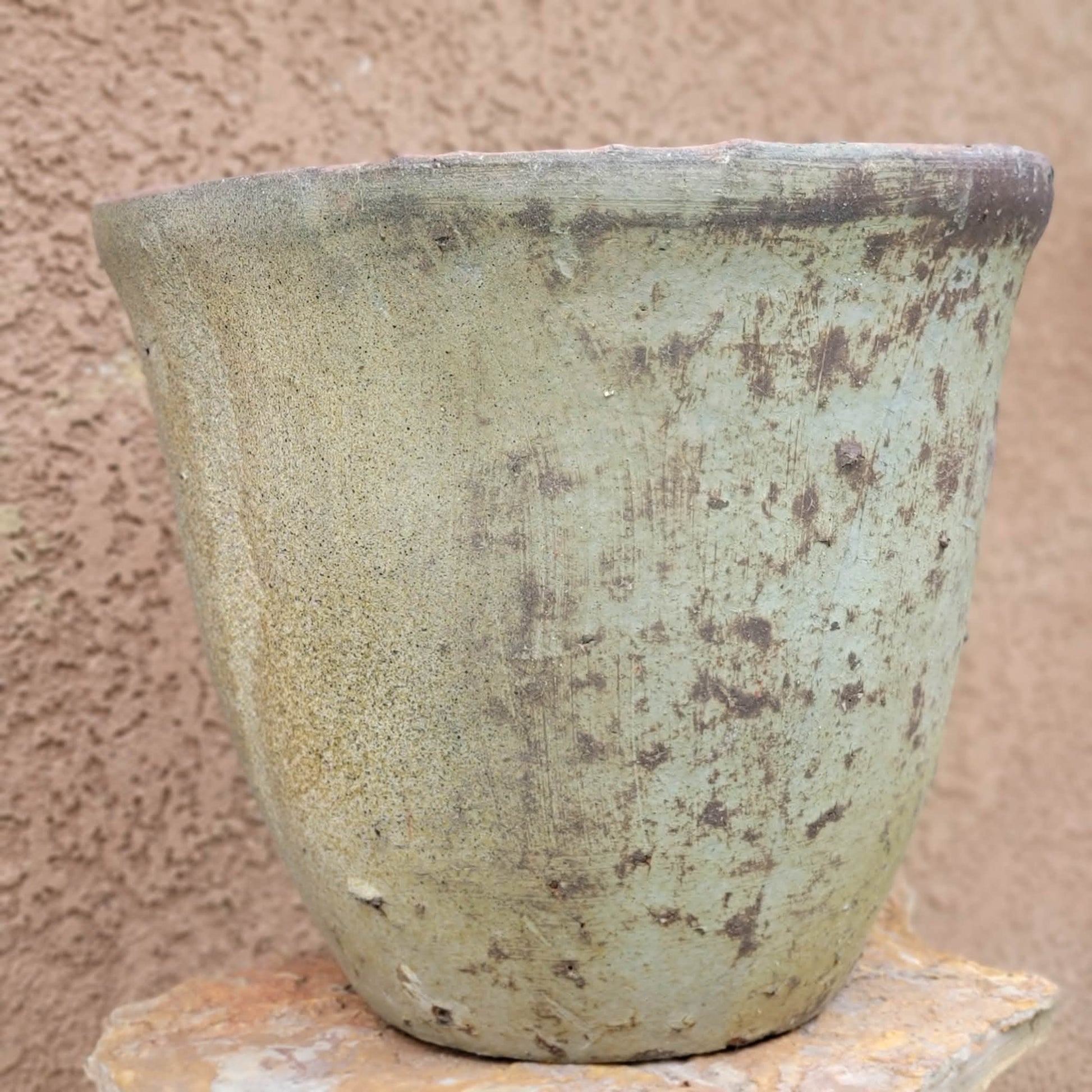 Tuscany Earthen Terra Cotta Planter  -  Vintage Earth No. 54 handmade ceramic planter