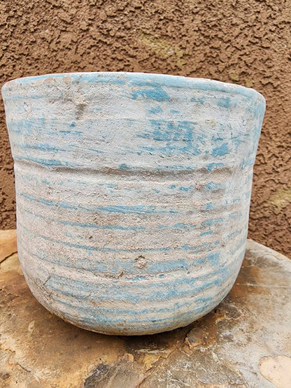 Tuscany Earthen Terra Cotta Planter – Aegean Wash No. 213