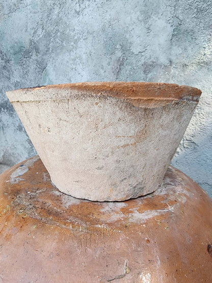 Tuscany Earthen Terra Cotta Planter — Italian Limewash Planter No. 218