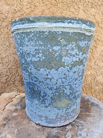 Tuscany Earthen Terra Cotta — Italian Blue Ruin Planter No. 219