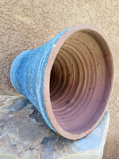 Tuscany Earthen Terra Cotta — Italian Blue Ruin Planter No. 219
