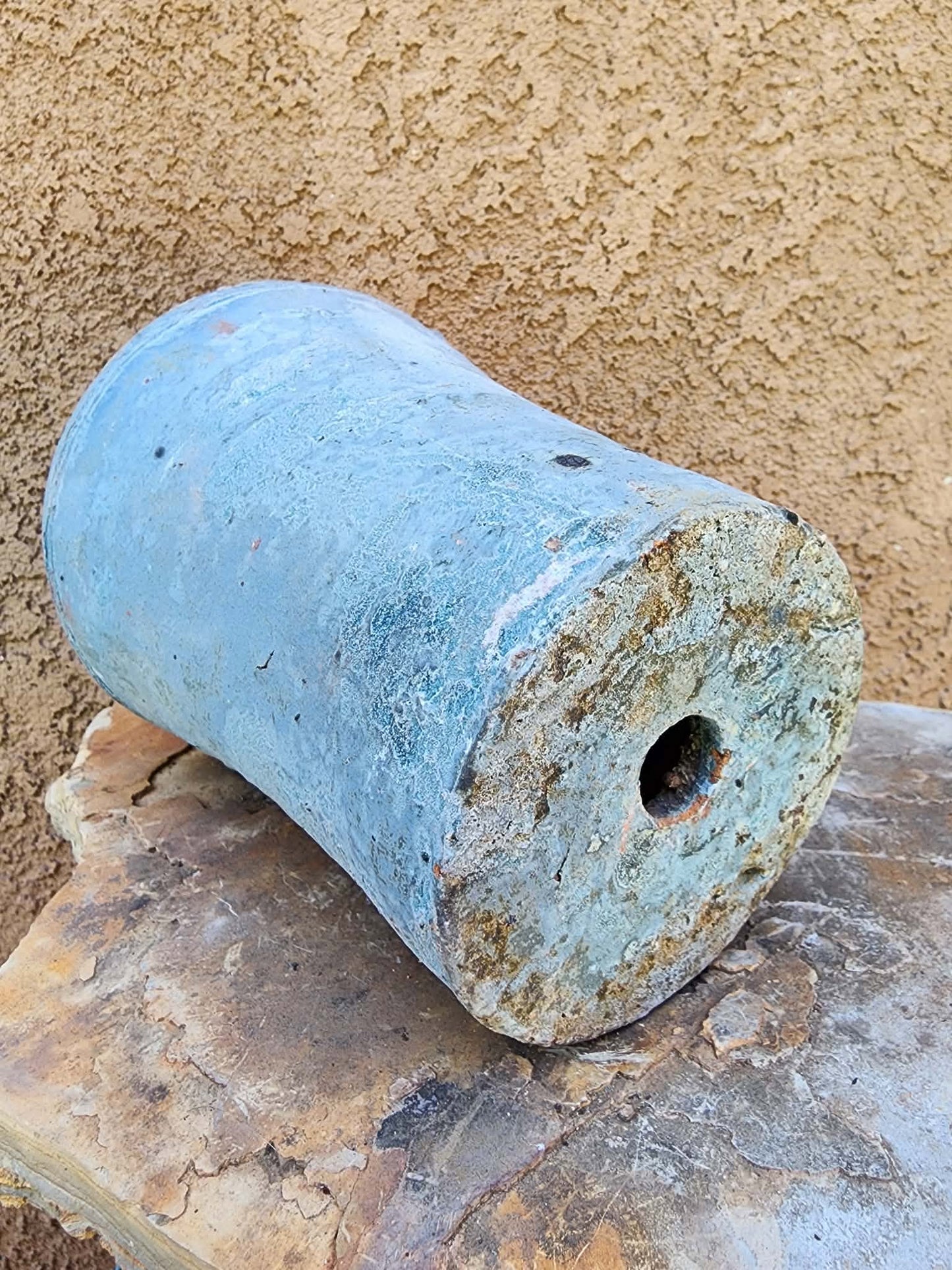 Tuscany Earthen Terra Cotta — Villa Blue Planter No. 221