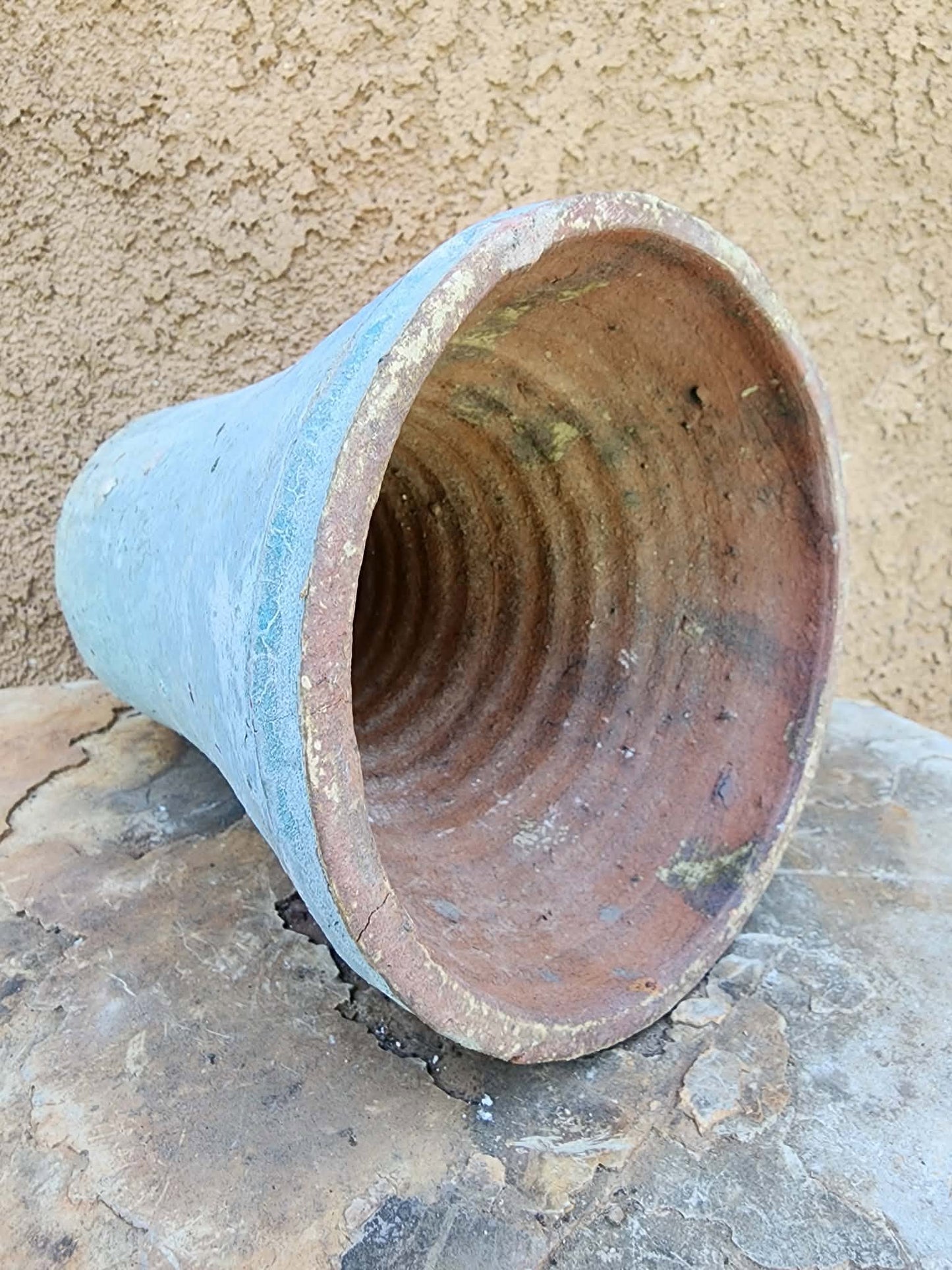 Tuscany Earthen Terra Cotta — Villa Blue Planter No. 221