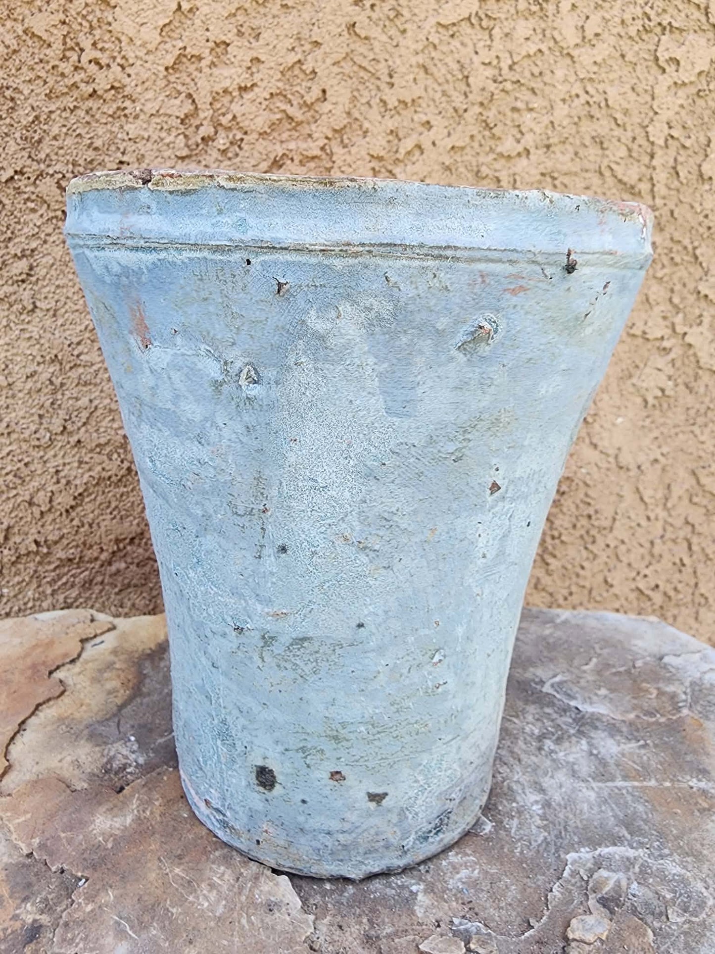 Tuscany Earthen Terra Cotta — Villa Blue Planter No. 221
