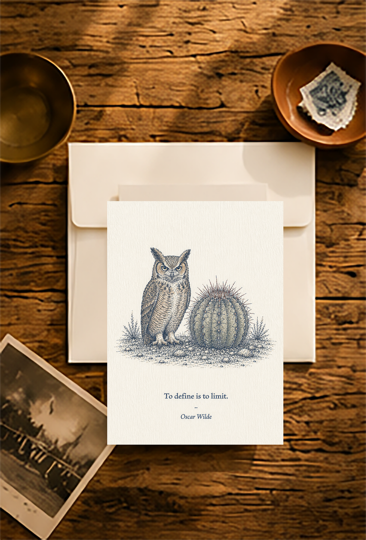 Owl — Small Society Art Card