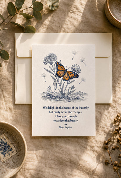 Butterfly — Small Society Art Card