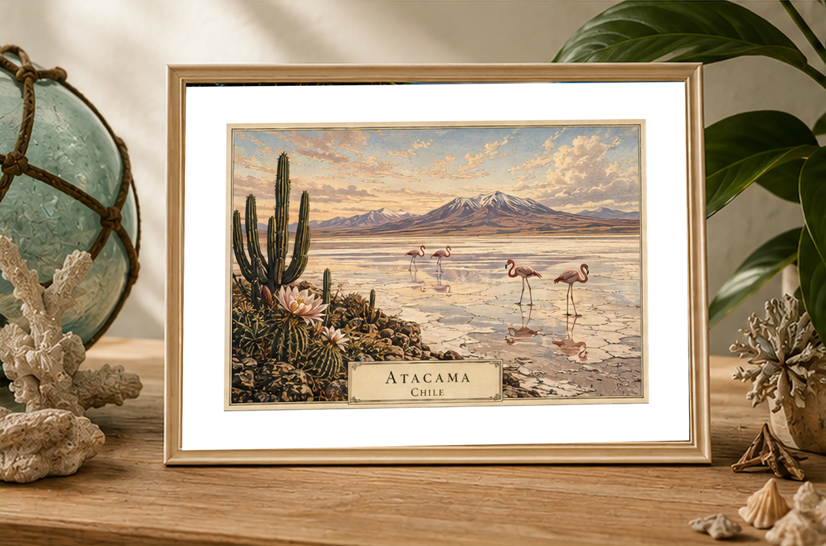 Atacama Desert — Botanical Expedition Art Card
