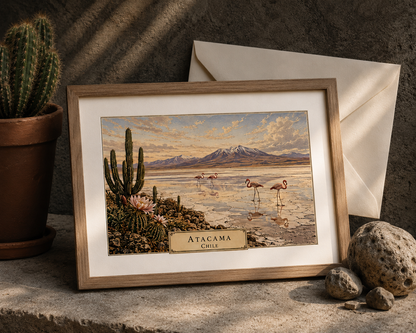 Atacama Desert — Botanical Expedition Art Card