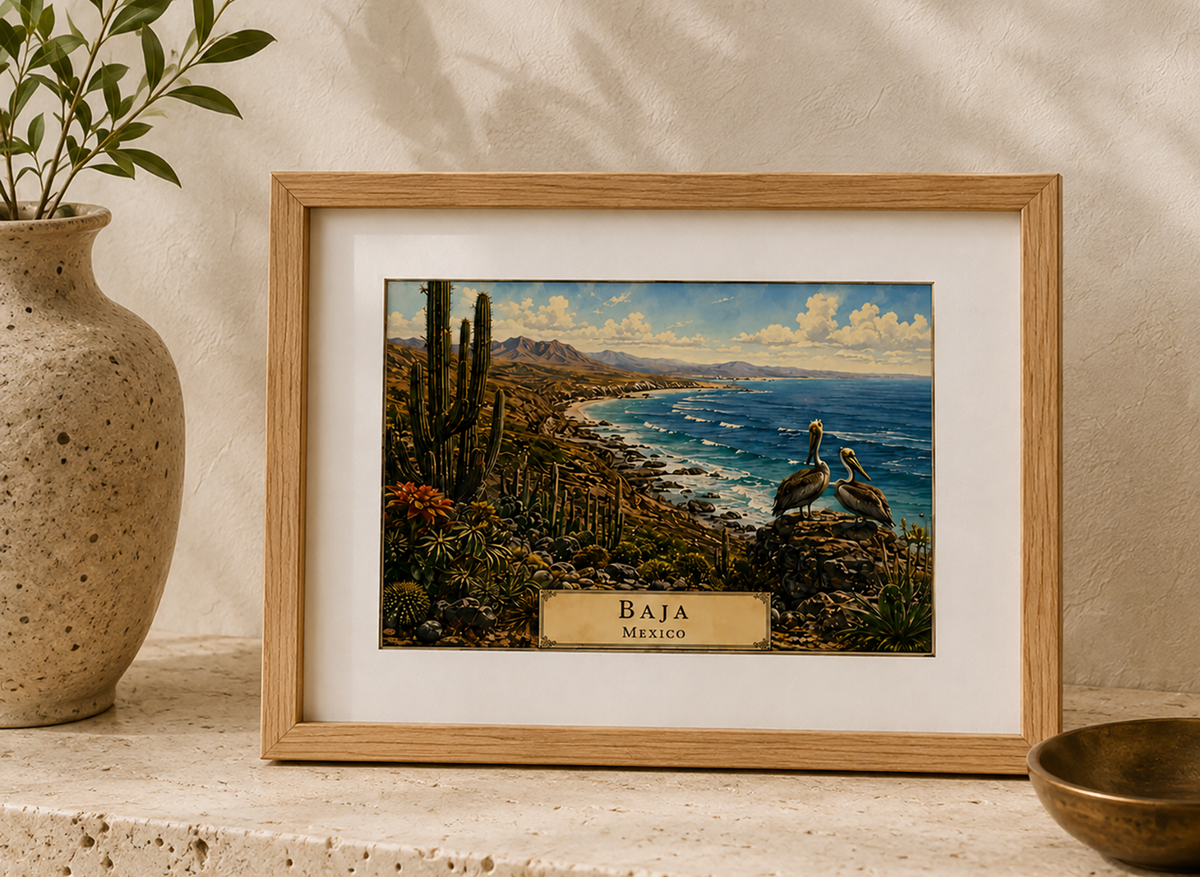 Baja — Botanical Expedition Art Card