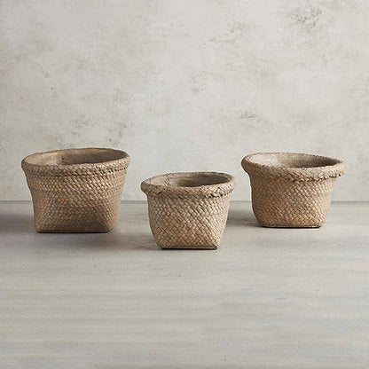 Cement Basket Planter