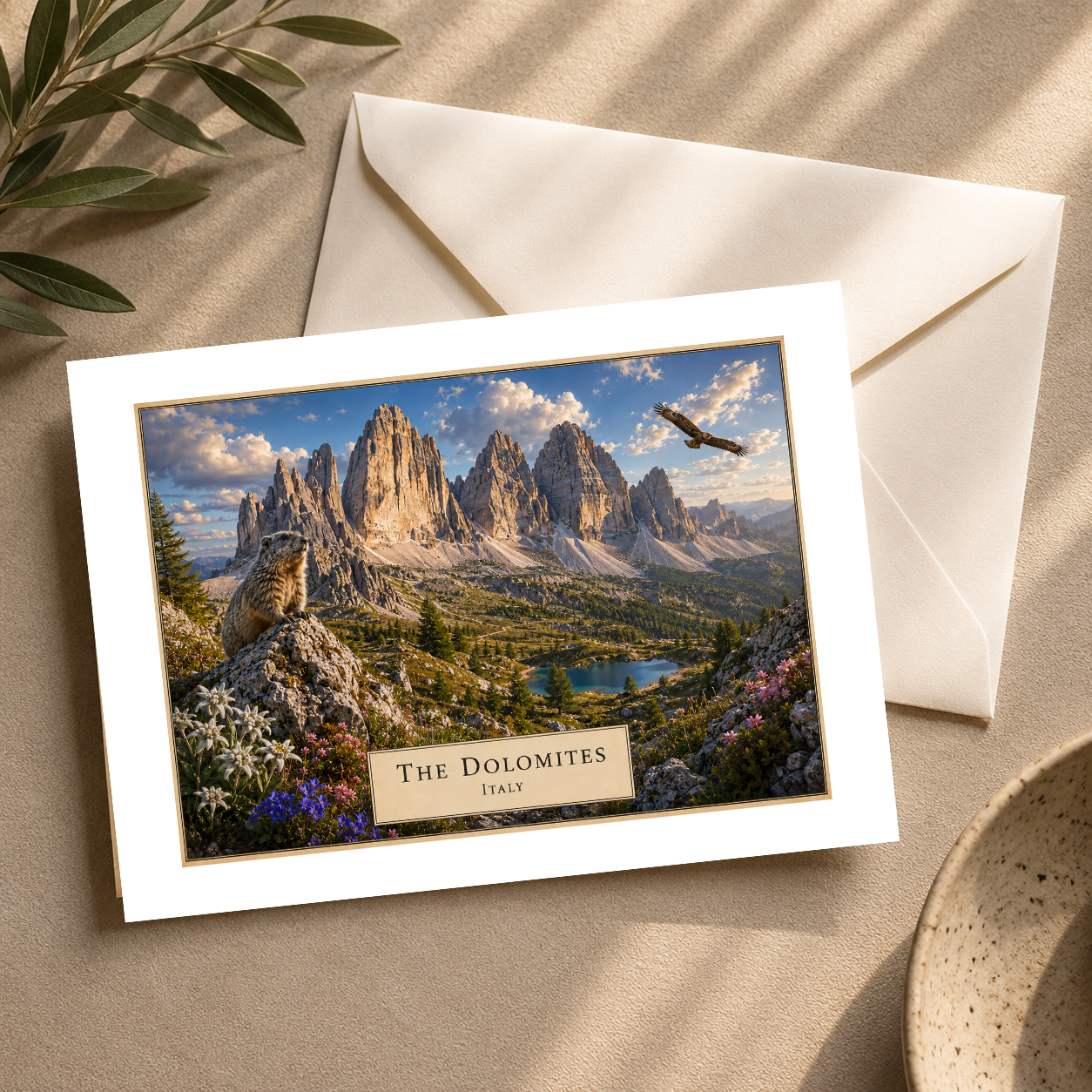 The Dolomites — Botanical Expedition Art Card