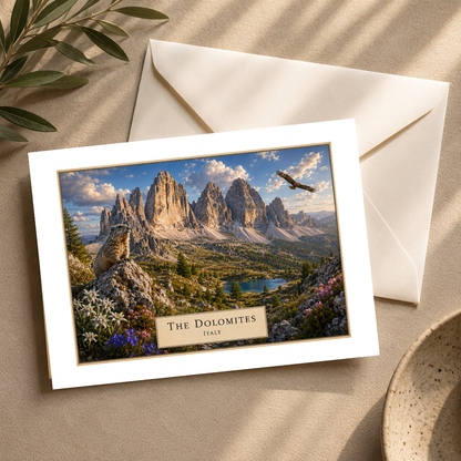 The Dolomites — Botanical Expedition Art Card