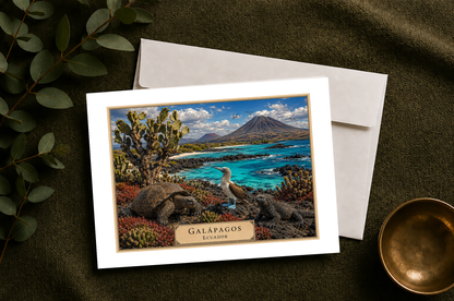 Galápagos — Botanical Expedition Art Card